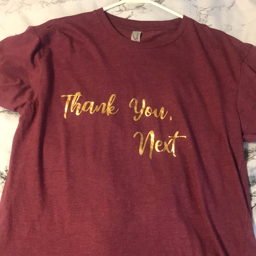 Thank you, next Ariana inspired tee! Maroon color